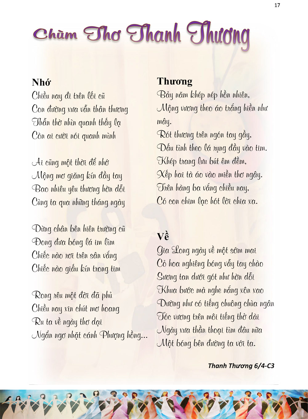VLBN-Chùm thơ Thanh Thương